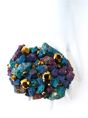 GASOLINE GLAMOUR GILDED PEACOCK DIVINE RING🦚✨👑